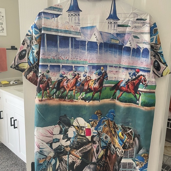 Men’s XL derby shirt. 100 percent polyester. New with tags - Picture 4 of 4